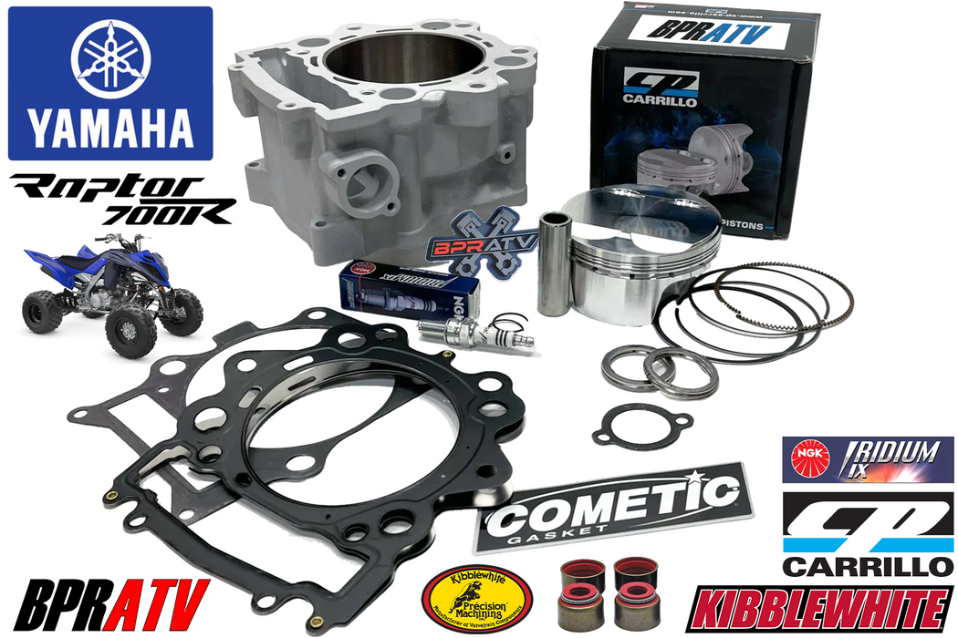 Raptor 700 734cc Big Bore Cylinder 105.5mm CP Piston 10.75:1 Top End Rebuild Kit