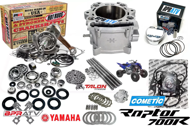 Complete Engine Rebuild Kit 780cc 06-08 Raptor 700 Big Bore Stroker Wiseco CP JE