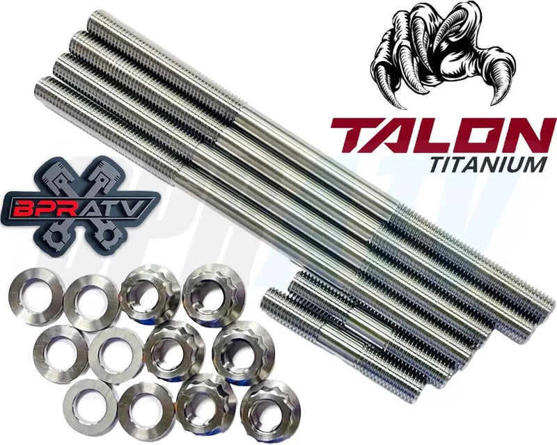 BPRATV Titanium Head & Cylinder Stud Kit Yamaha Raptor 700 Rhino Grizzly Kodiak