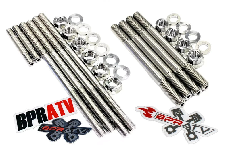 Yamaha Raptor 700 Titanium Head Stud Kit Cylinder to Case Studs Upgrade Lifetime