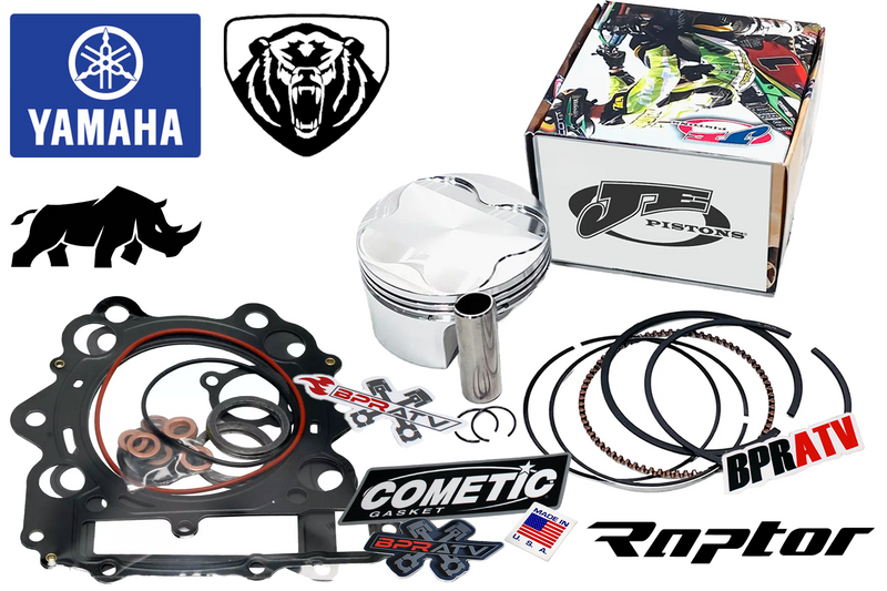 Raptor Grizzly Rhino 660 102mm 686cc Big Bore 10:1 JE Piston Cometic Gaskets Kit