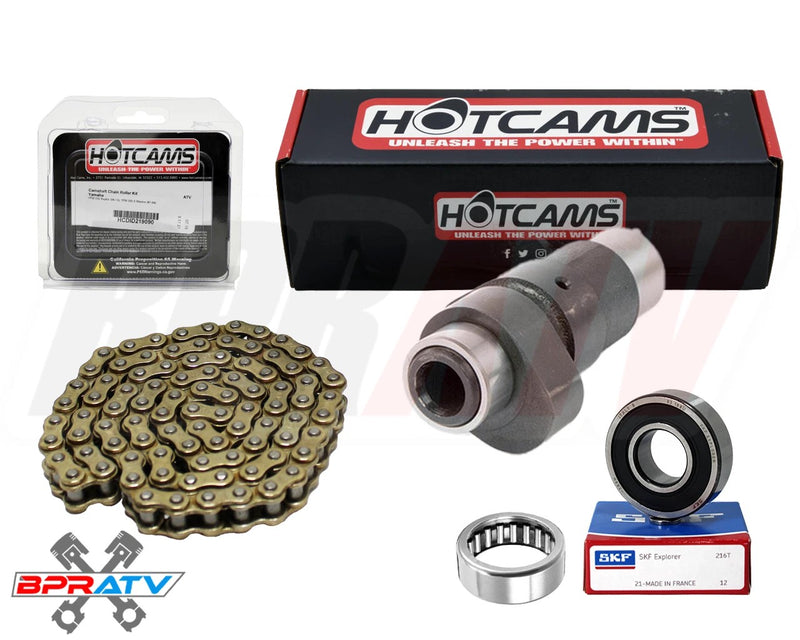 07-13 Raptor 350 YFM350R Hot Cams Camshaft Stage 2 Two Cam Bearings Timing Chain
