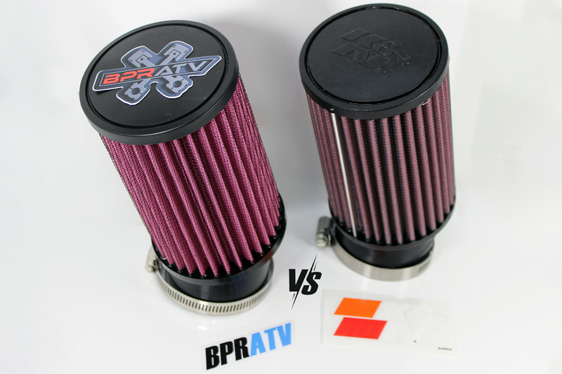 Yamaha Banshee K&N Style Air Filters Keihin Lectron Big Carb Filter Pod Set Pair