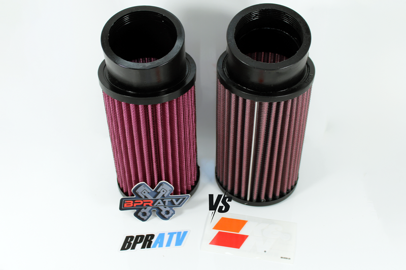 2x Yamaha Banshee 350 K+N Style Pods Air Filters Keihin PWK 38 39 41mm Carbs Set