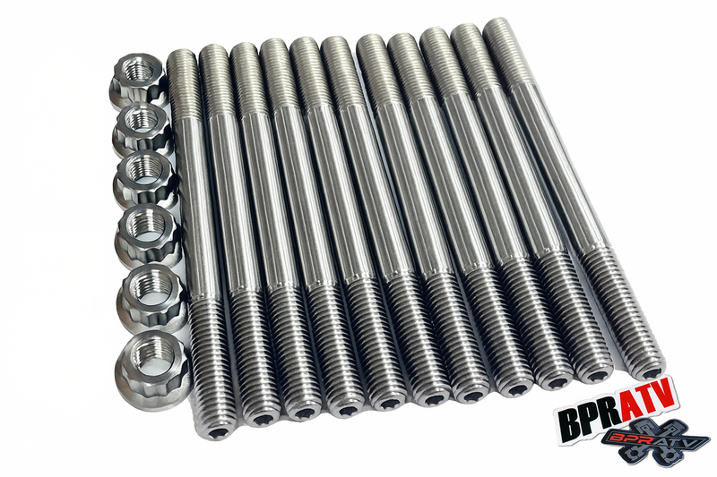05-16 Suzuki GSXR1000 Titanium Cylinder Head Studs Stud Bolt Nuts Kit GSX-R 1000
