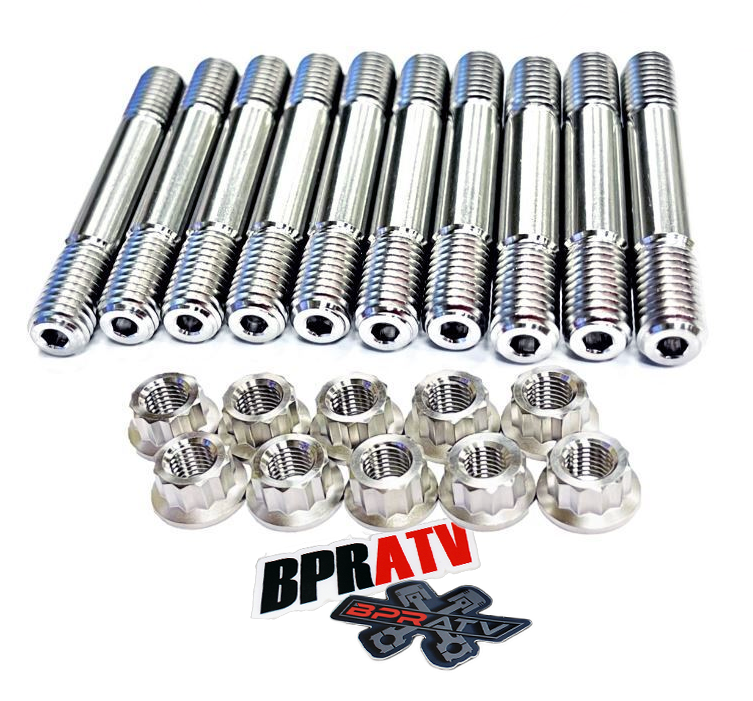 05-16 Suzuki GSXR1000 Titanium Cylinder Head Studs Stud Bolt Nuts Kit GSX-R 1000