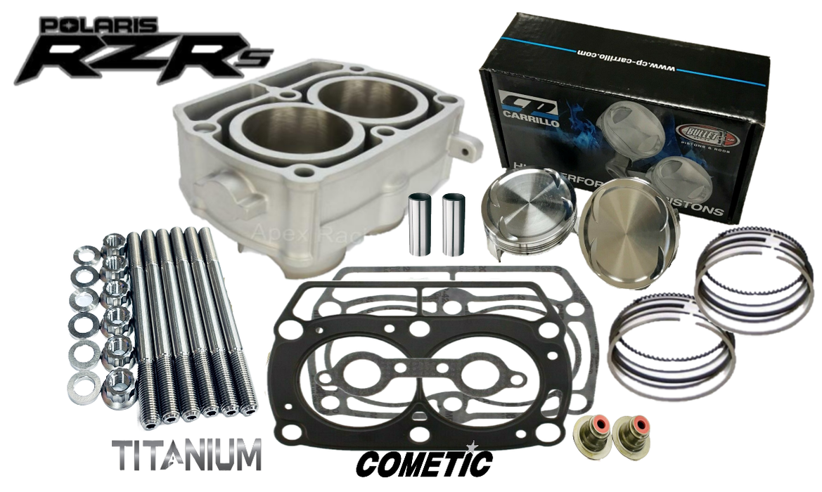 RZR Sportsman 800 Cylinder Hi Comp Pistons Race Gas Top End Rebuild Assembly Kit