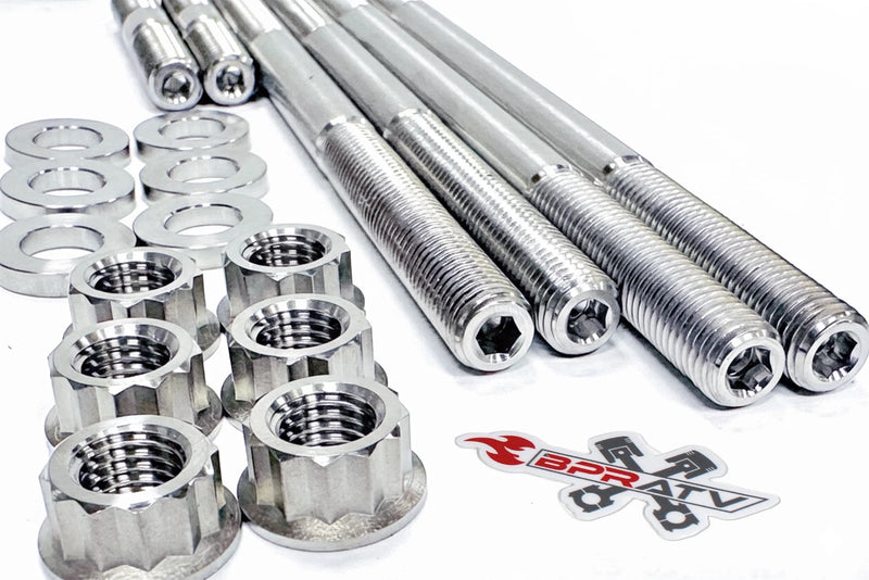 Yamaha YXZ 1000R OEM Piston Rings All 3 Ring Set MLS Head Gasket Titanium Studs!