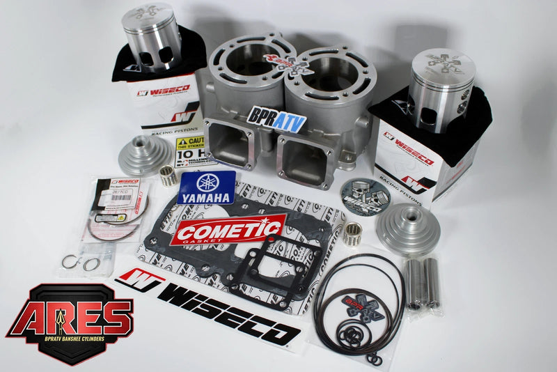 Banshee 400cc ARES 68mm Cylinder Kit Wiseco Pistons Stock Stroke Hot Rods Crank!