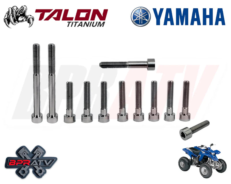 Yamaha Banshee 350 Side Cover Bolts Titanium Left & Right Engine Cover Bolt Kit!