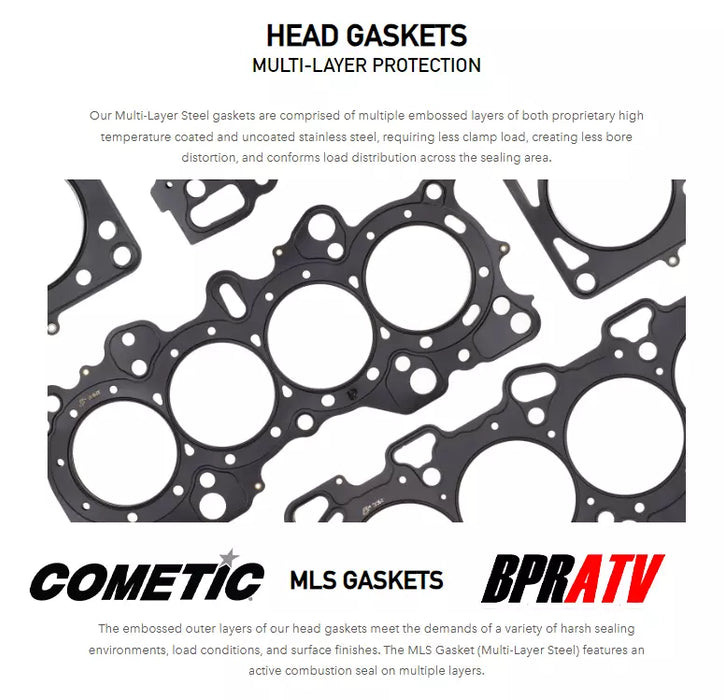 Can-Am Can Am X3 X-3 Turbo Head Gasket Stock OEM Bore Cometic Top End Gasket Kit