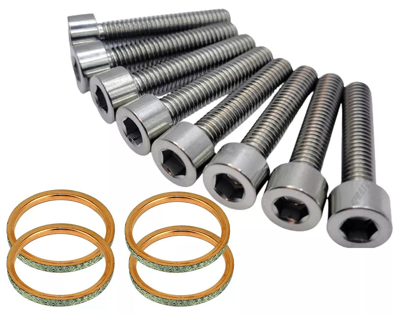 Suzuki GSX-R1000 GSX1300R Hayabusa TITANIUM Exhaust Manifold Gasket Repair Kit