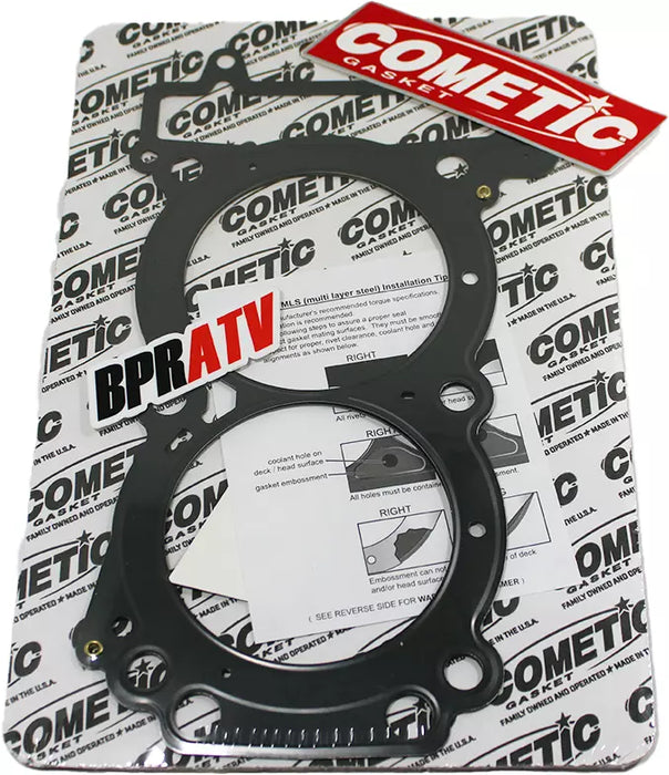 Polaris RZR XP XPT TURBO Standard Bore Cometic Top End 4 Layer Head Gasket Seals