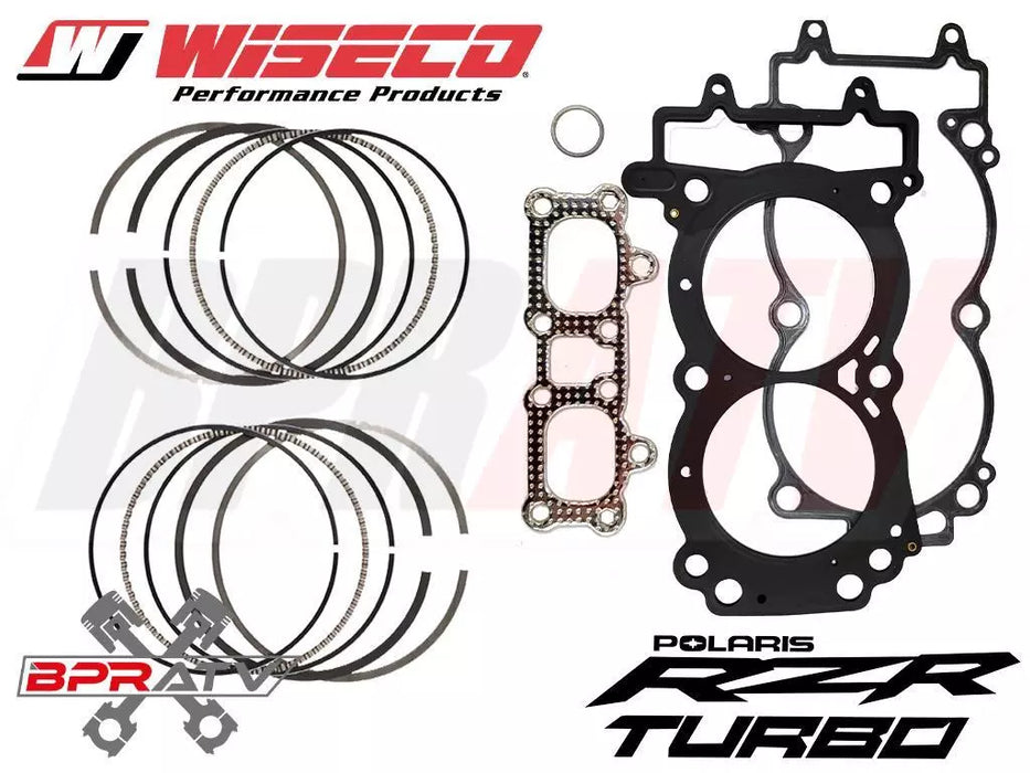 RZR XP Turbo S S4 OEM Cylinder Wiseco Pistons Complete Top End Assembly Stud Kit