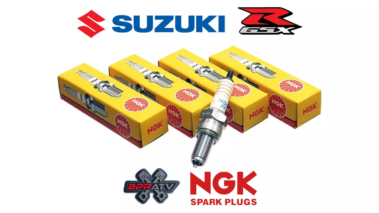 NGK Spark Plugs Suzuki GSX-R750 R600 R1100 R1000 R1300 HAYABUSA CR9E Set of Four