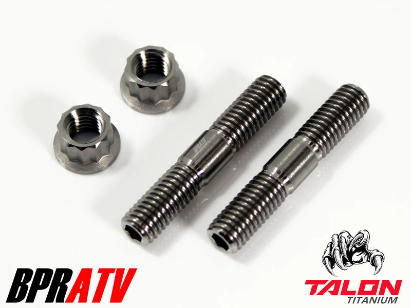 04-05 TRX450R TRX 450R BPRATV TITANIUM Heavy Duty Exhaust Head Pipe Studs Bolts