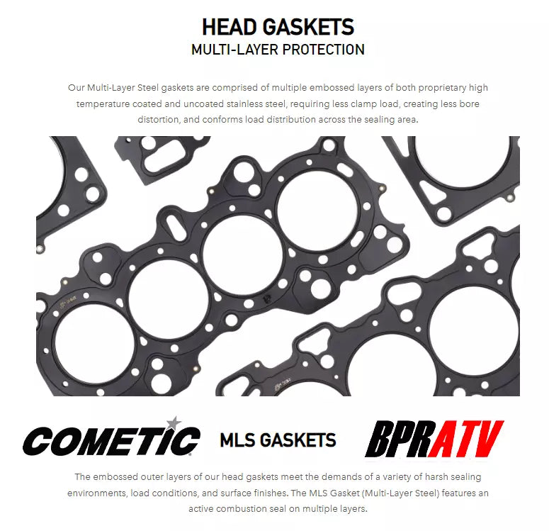 03-14 Suzuki LTZ400 LTZ 400 Z400 90mm Stock Bore Cometic Top End MLS HEAD Gasket