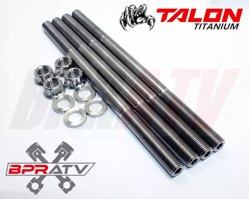 19+ KX450 KX450X Cylinder Head Studs TITANIUM 12 Point Nut Stud Bolt Upgrade Kit