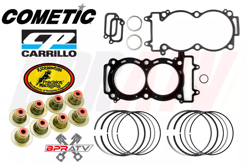 11-14 RZR XP900 XP 900 98mm CP Carrillo Piston Rings Cometic Gaskets KPMI Seals