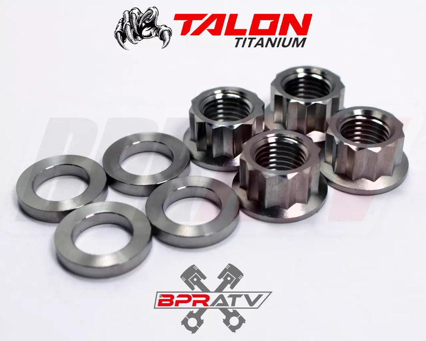 06-25 KX450F KX 450F Cylinder Head Studs TITANIUM 12 Point Nut Cylinder Bolt Kit