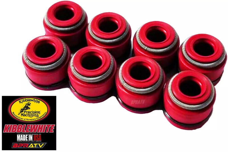 08-09 Honda TRX700XX 700XX Kibblewhite Red Viton Valve Guide Stem Seal Kit Seals
