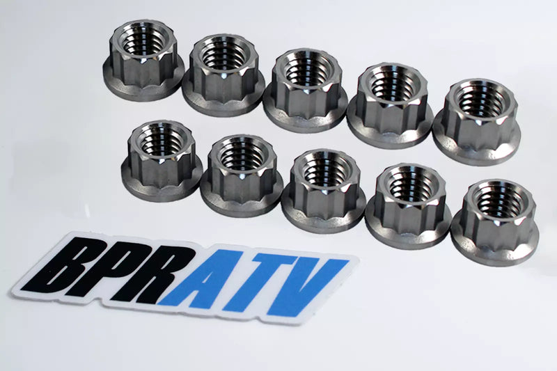 Honda TRX450R TRX 450R TITANIUM Lug Nut Complete Set Front Rear Kit Set of 16