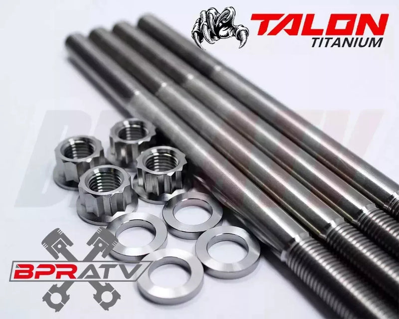 04 05 TRX450R Ti Cylinder Case Studs Honda 450R TITANIUM Crankcase Head Stud Kit