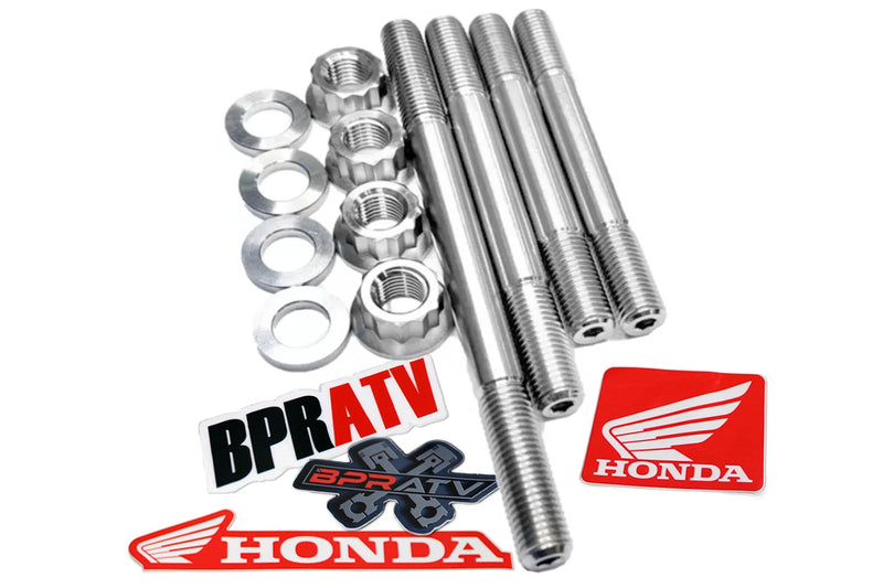 Honda CR250R CR 250R TITANIUM Cylinder Bolts Cylinder to Crankcase Stud Kit Nuts