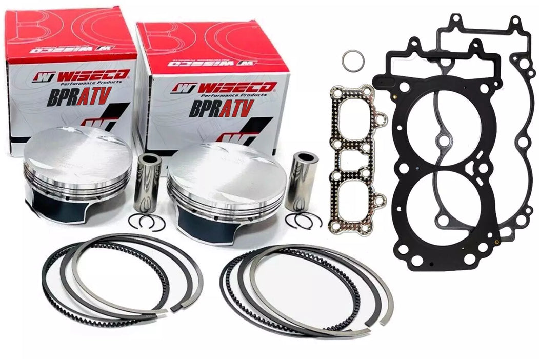 RZR XP Turbo S S4 OEM Cylinder Wiseco Pistons Complete Top End Assembly Stud Kit