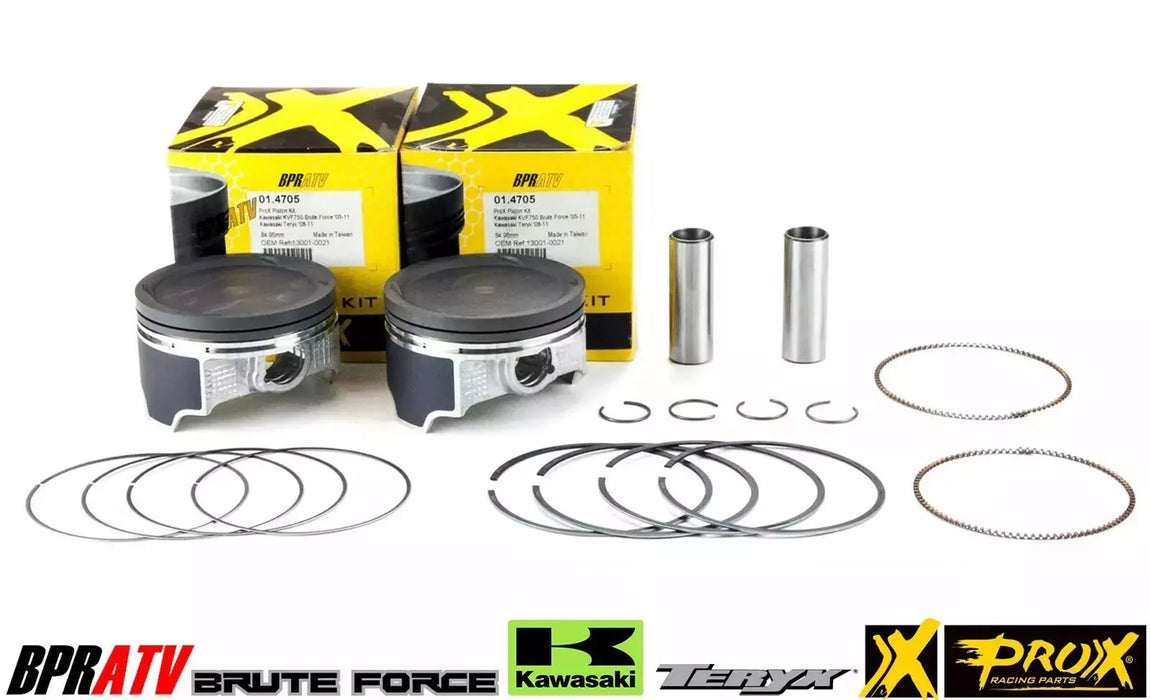 05-11 Brute Force 750 85mm Cylinder ProX Piston Cometic Stud Kit Top End Rebuild