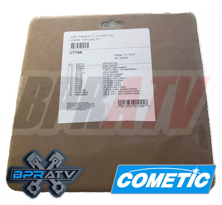 Yamaha Grizzly 660 Big Bore 102mm 102 686 719 Cometic Top End Head Gasket C7798