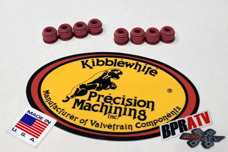 Yamaha Rhino 660 YXR 660 Kibblewhite RED Viton Valve Stem Seals KP Seal Set of 5