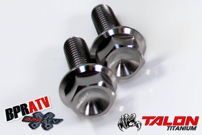 04-13 Raptor 350 YFM350 TITANIUM Foot Peg Bolts HEX Flange Bolt Upgrade Set Kit