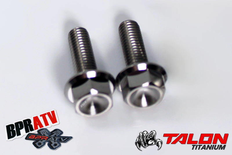 04-13 Raptor 350 YFM350 TITANIUM Foot Peg Bolts HEX Flange Bolt Upgrade Set Kit