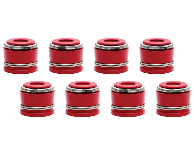 Kawasaki Prairie 700 Kibblewhite RED Viton Valve Stem Guide Seals Seal Set 8 Kit