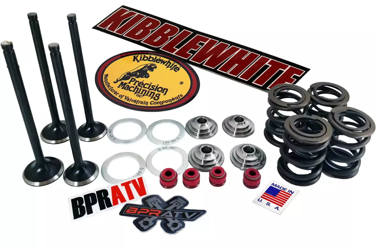 Kibblewhite Precision Valve & Spring Kit For Honda XR400 XR 400R 1996+ OEM
