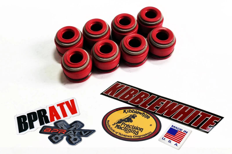 70-95 Honda CB175 CB 175 Head Valve Stem Guide Viton RED Seals Seal Set of 4