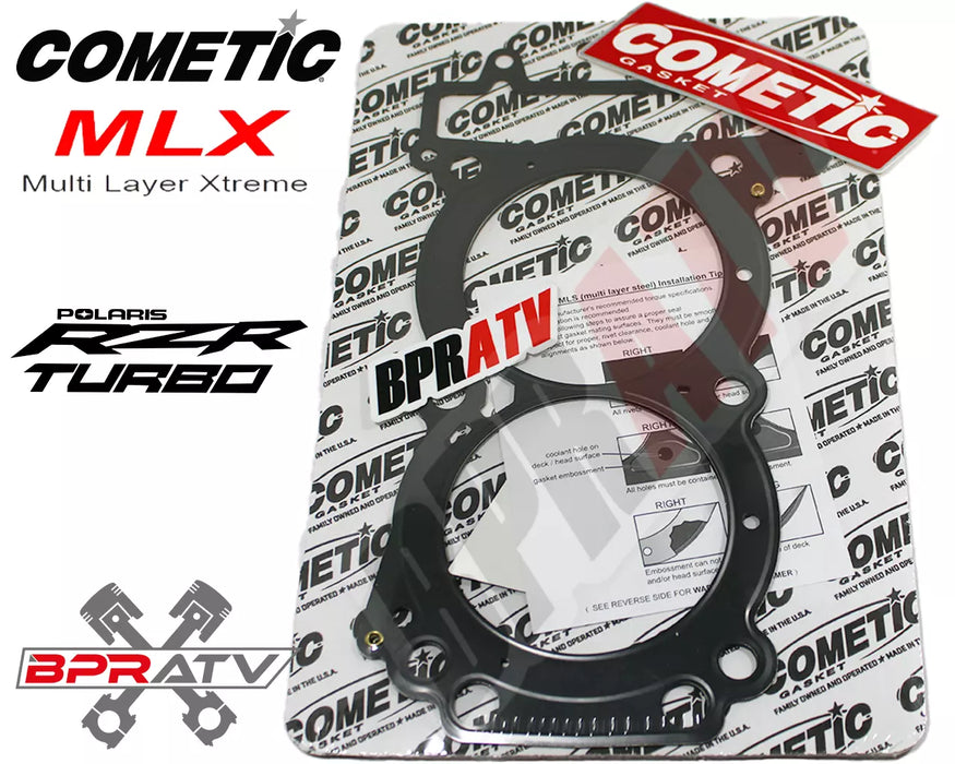 Polaris RZR XP XPT TURBO Standard Bore Cometic Top End 4 Layer Head Gasket Seals