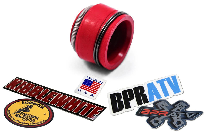 Suzuki DRZ400 DRZ 400 E SM Kibblewhite RED Viton Valve Stem Seals Set of 4 Four