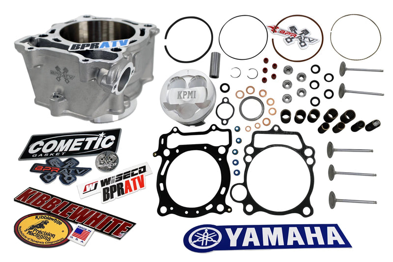 09-25 Yamaha YFZ450R KIBBLEWHITE Top End Piston Rebuild Kit Valves Cylinder Kit