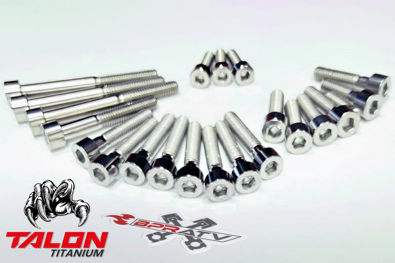 Yamaha Banshee 350 Side Cover Bolts Titanium Left & Right Engine Cover Bolt Kit!