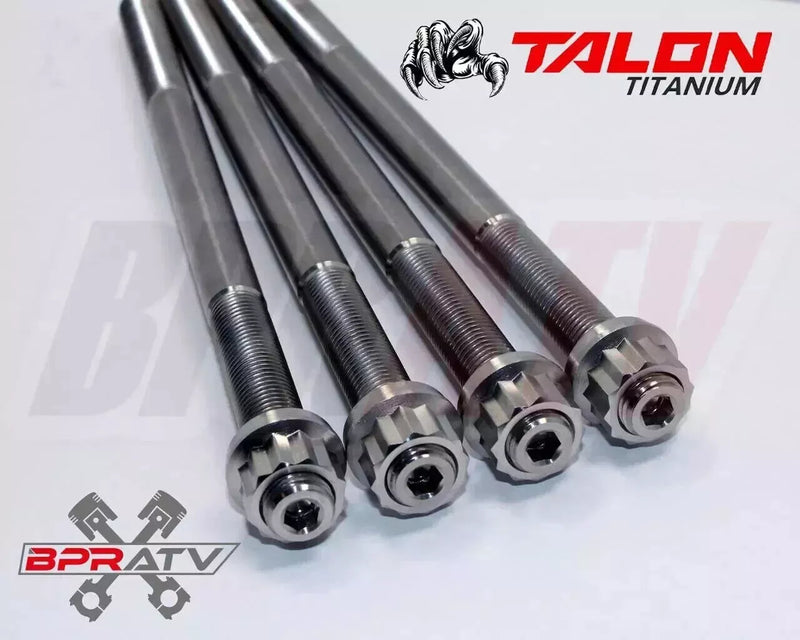 04 05 TRX450R Ti Cylinder Case Studs Honda 450R TITANIUM Crankcase Head Stud Kit