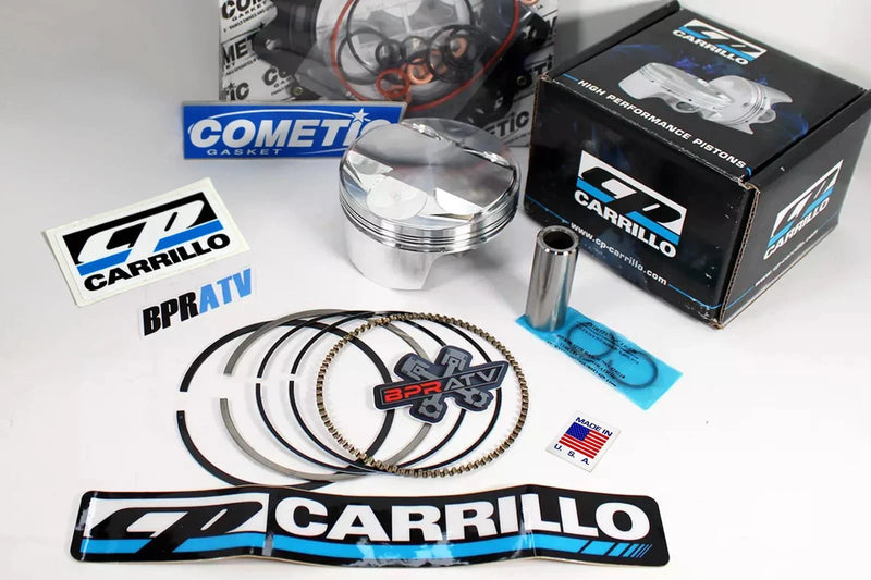 Raptor 660 102mm CP Carrillo Stroker Piston Kit 11:1 Big Bore +4mm Stroker Crank