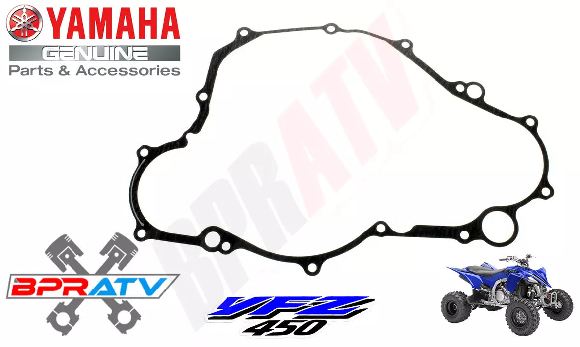 YFZ450 YFZ 450 OEM Clutch Cover Gaskets Both Yamaha Right Side Cover Gasket Pair