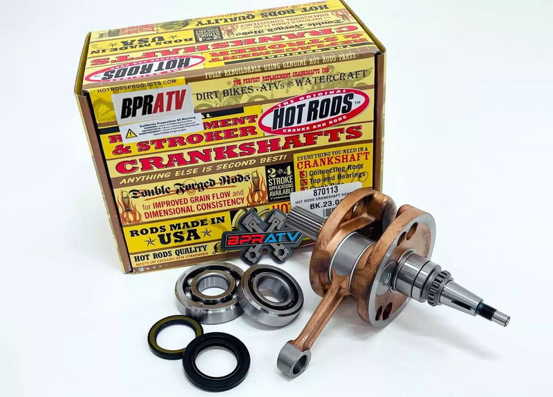 04 05 TRX450R TRX 450R Hotrods Stock Replacement Crank Crankshaft Main Bearings