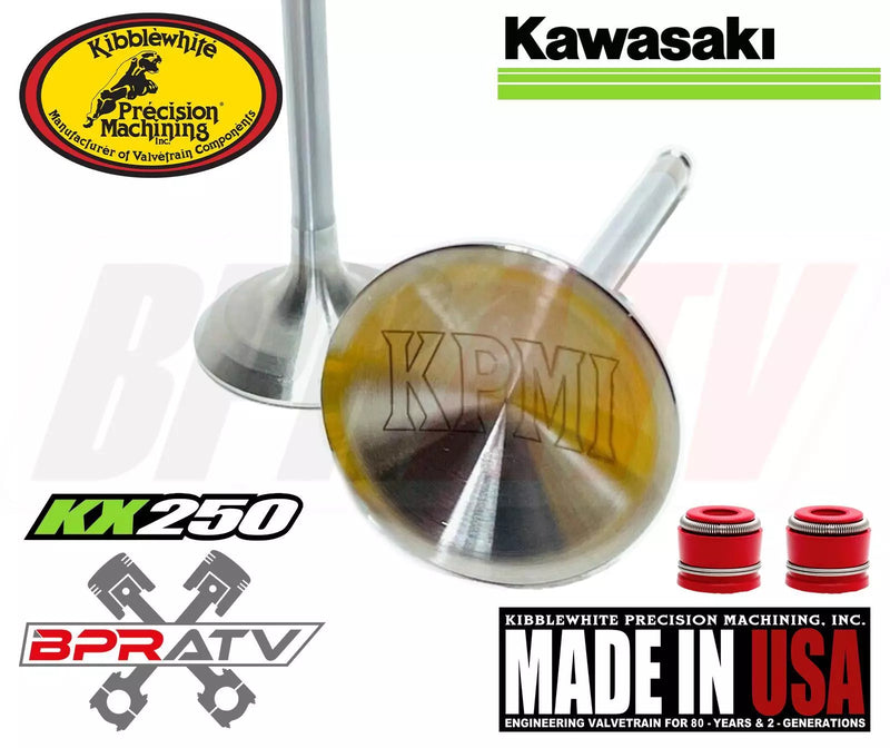 04-16 Kawasaki KX250F KX 250F OEM Head Kibblewhite Intake Exhaust Valves & Seals