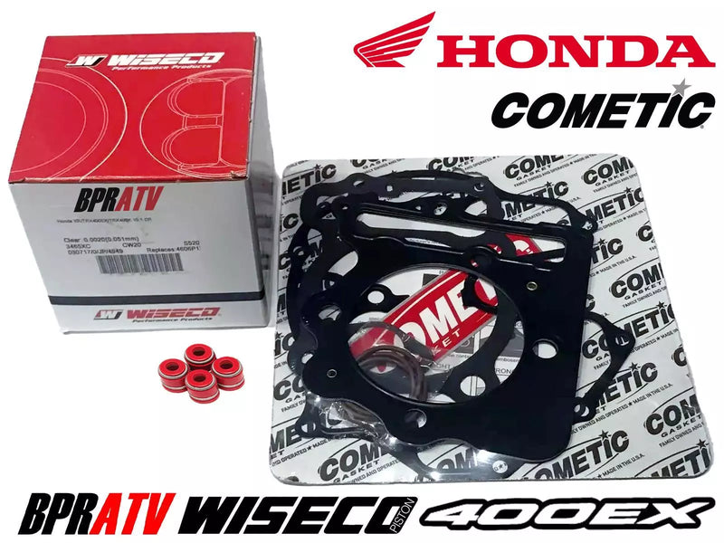 05-14 Honda 400EX 400X Wiseco Crank Rod Motor Rebuild Repair Kit Piston Gaskets