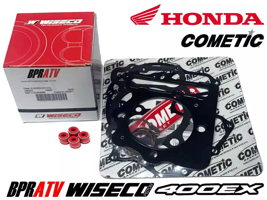 05-14 Honda 400EX 400X Wiseco Crank Rod Motor Rebuild Repair Kit Piston Gaskets