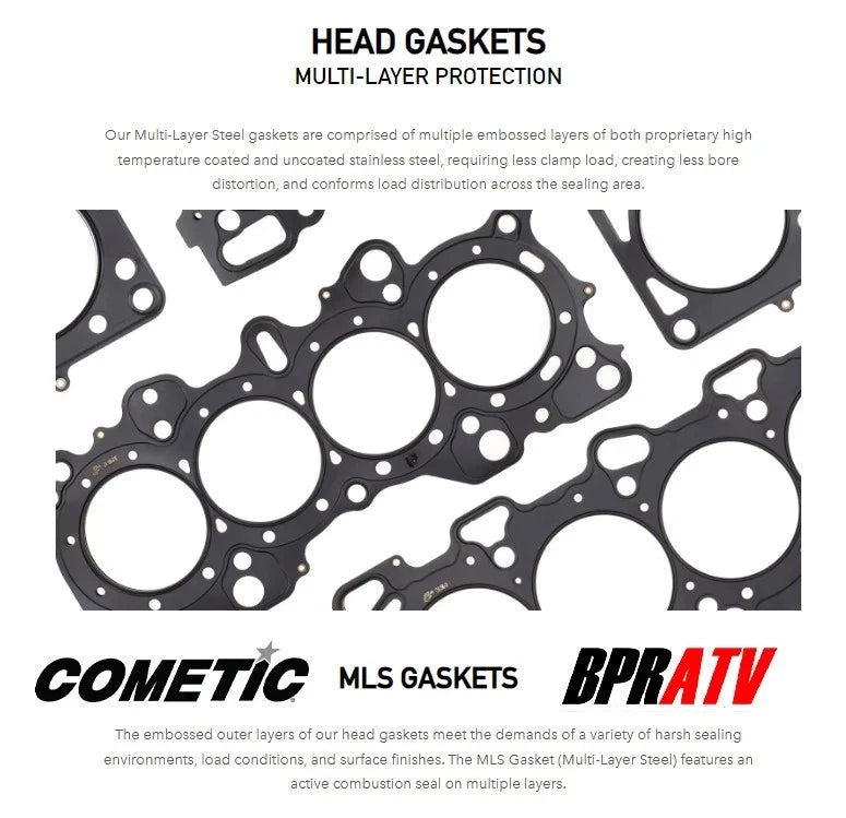 Yamaha Raptor 700 105.5 734 780 cc Big Bore Cometic Top End Gasket Kit Set C3144