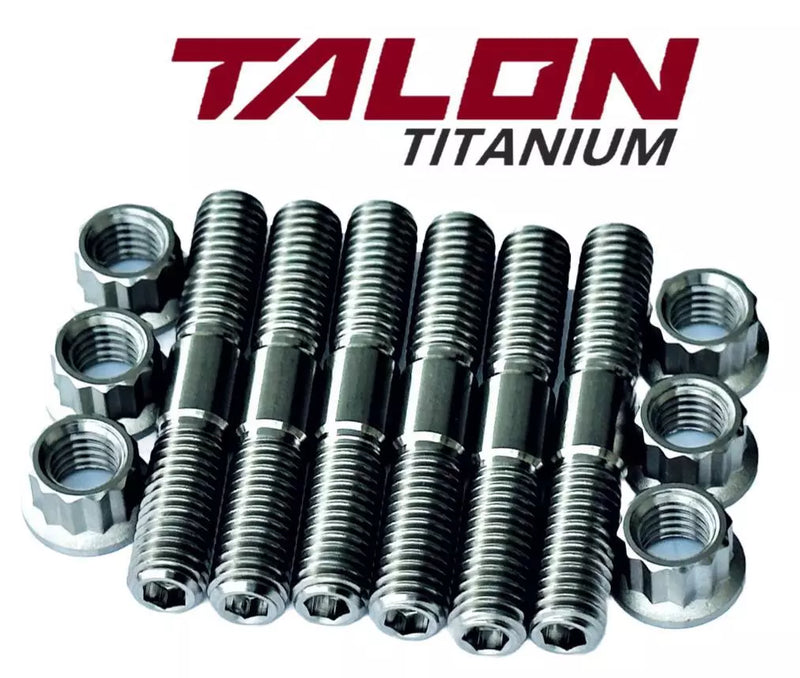 Yamaha Blaster TITANIUM Cylinder Bolts Head Studs Stud Bolt 12 Point Nut Kit Set